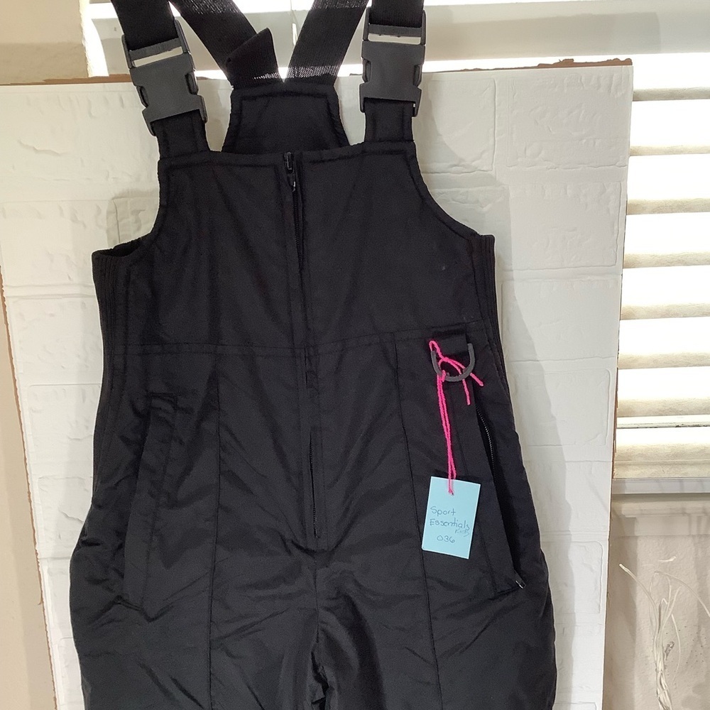 Sport Essentials Snow Jumpsuit Big Kid Unisex Size 14 Black - Picture 7 of 9